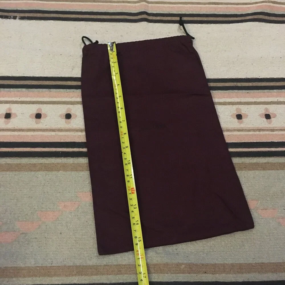 John Lobb Plum Drawstring Dustbag 15” x 9”